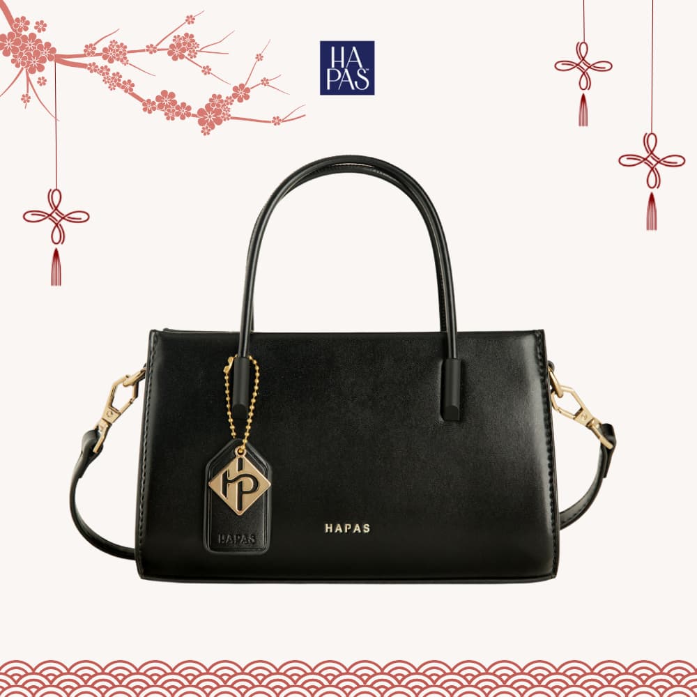 Túi Xách Nữ Quai Xách La Muse Phủ Màu Tag Vuông HAPAS